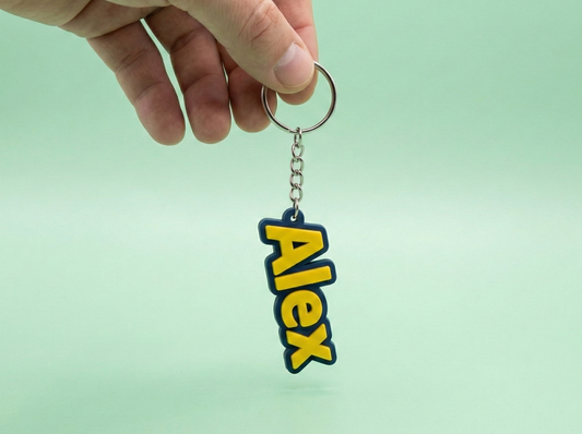 Llaveros personalizados con texto